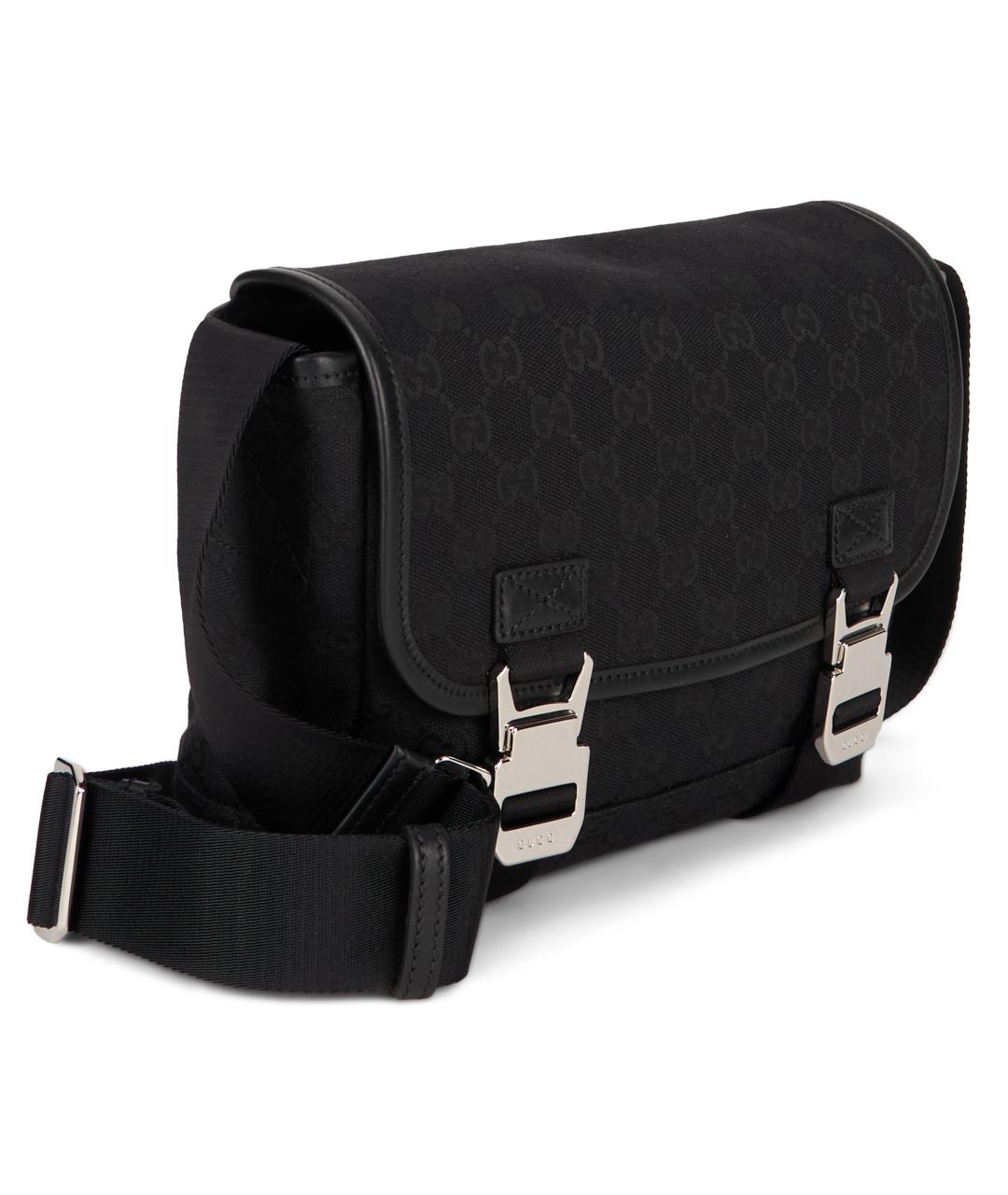 GUCCI Черная синтетическая сумка на плечо, фото 3