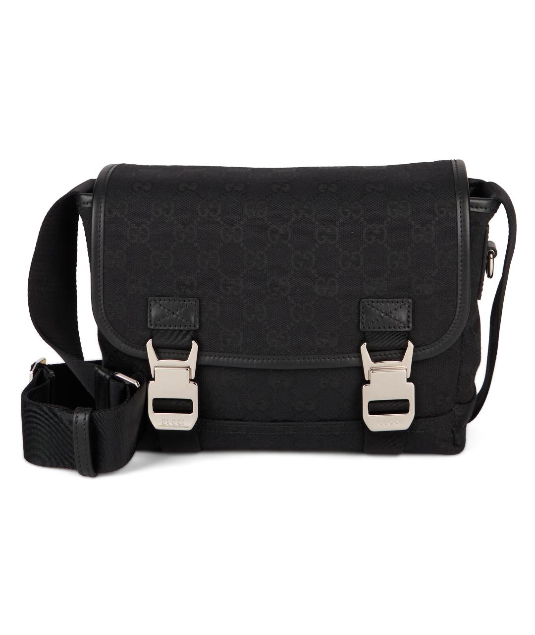 GUCCI Черная синтетическая сумка на плечо, фото 2