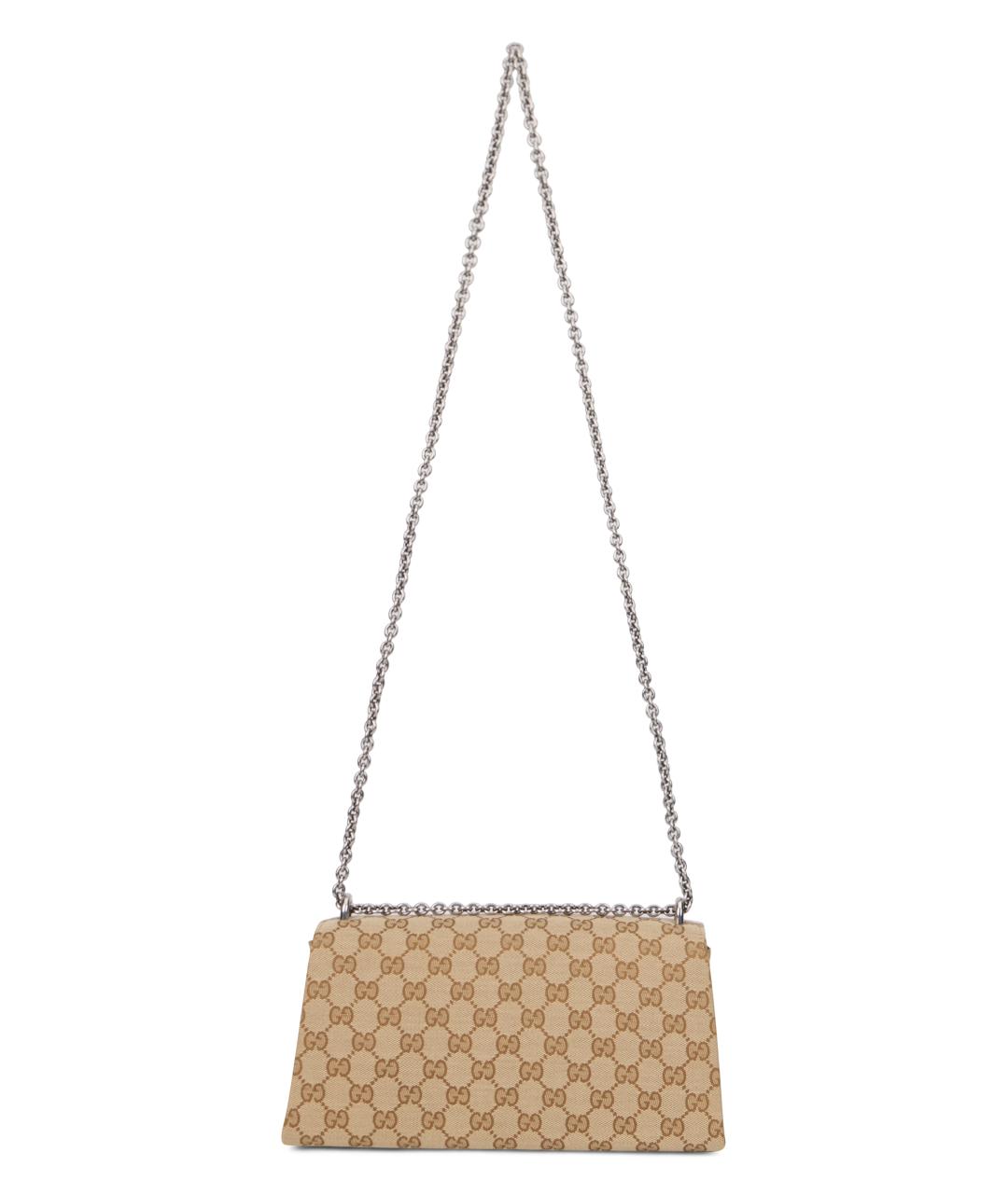 GUCCI Бежевая канва сумка через плечо, фото 4
