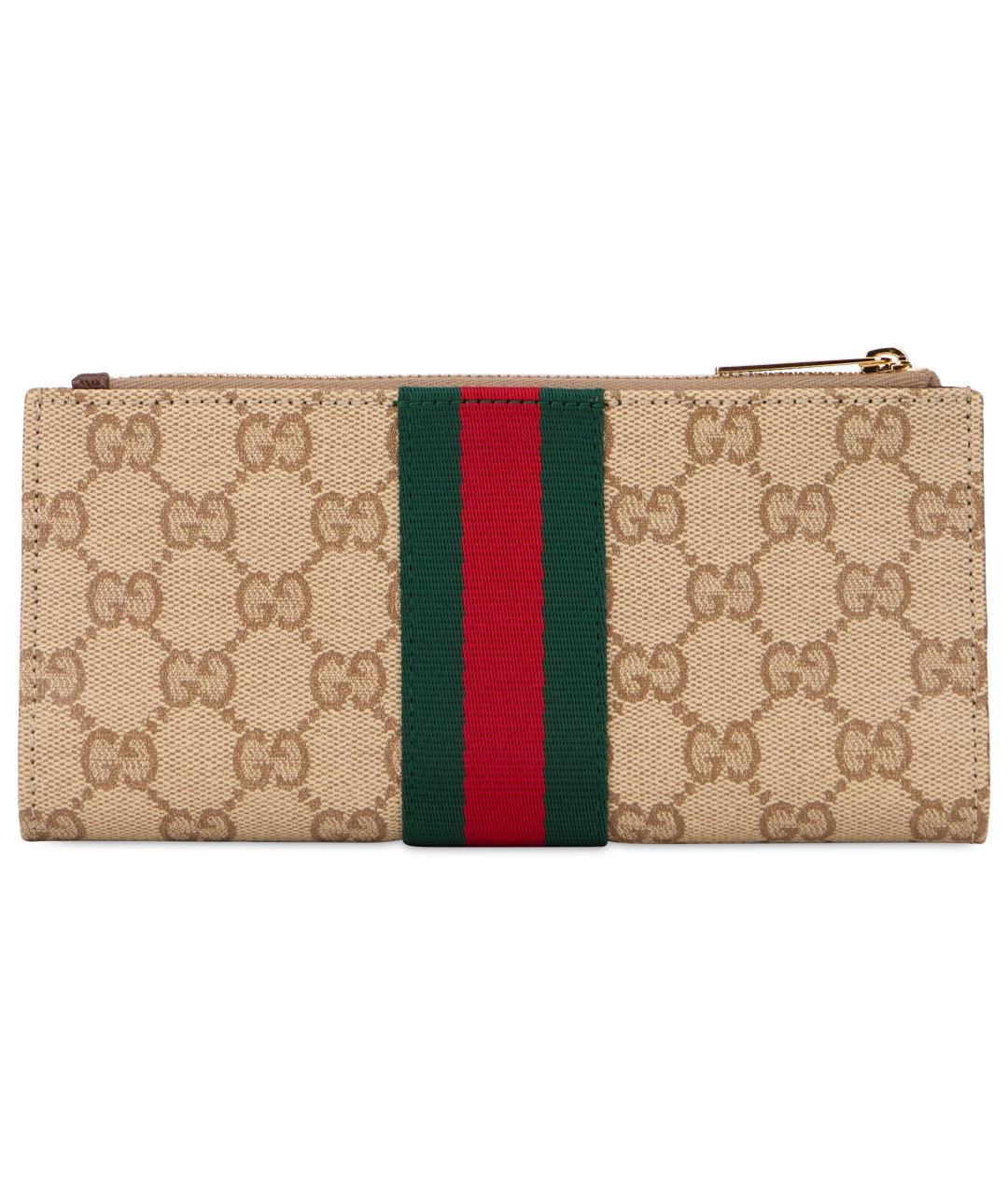 GUCCI Бежевый кошелек, фото 3