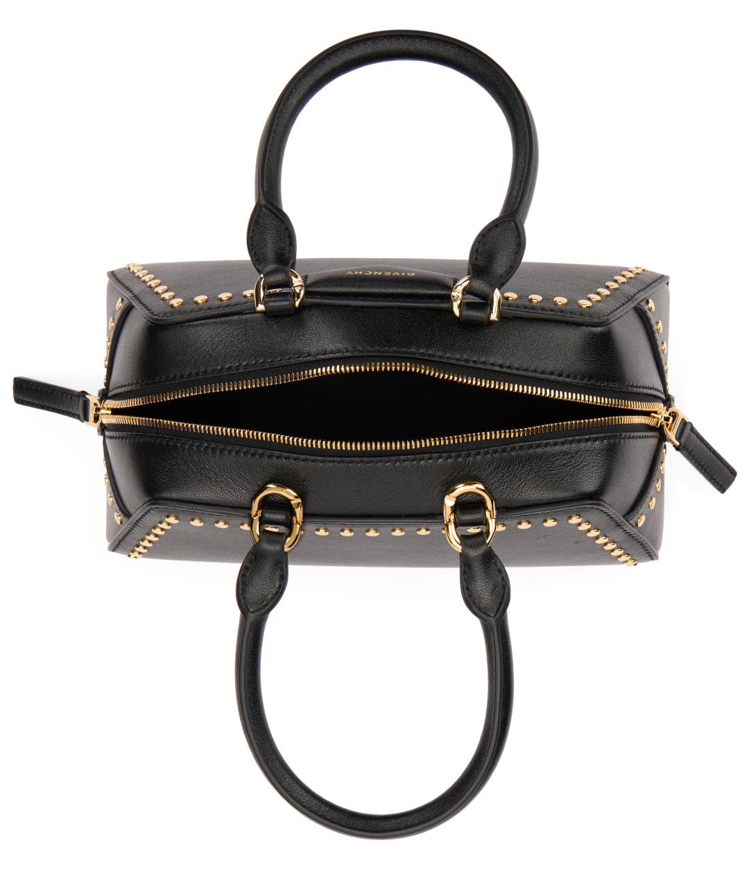 GIVENCHY Черная кожаная сумка через плечо, фото 4
