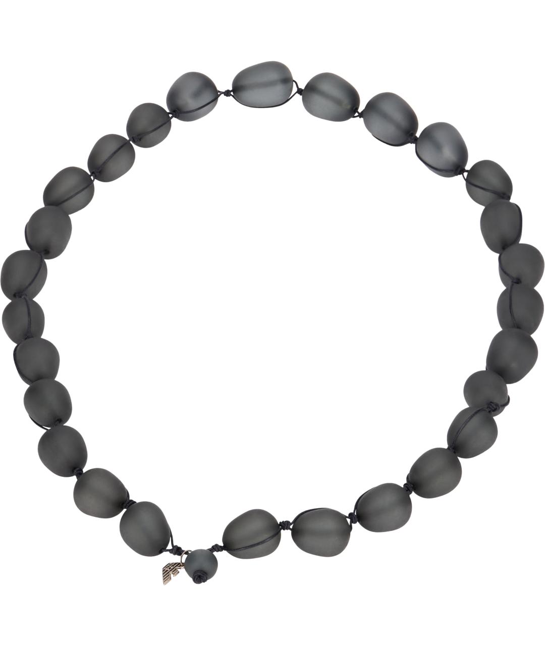 EMPORIO ARMANI Черное пластиковое колье, фото 3