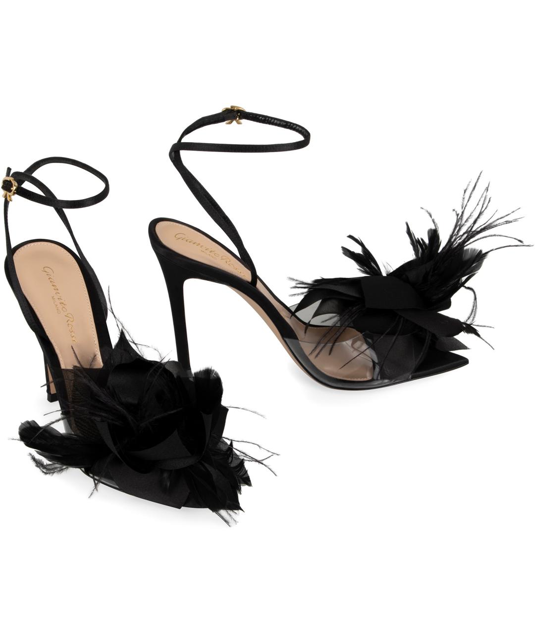 GIANVITO ROSSI Черные босоножки, фото 3