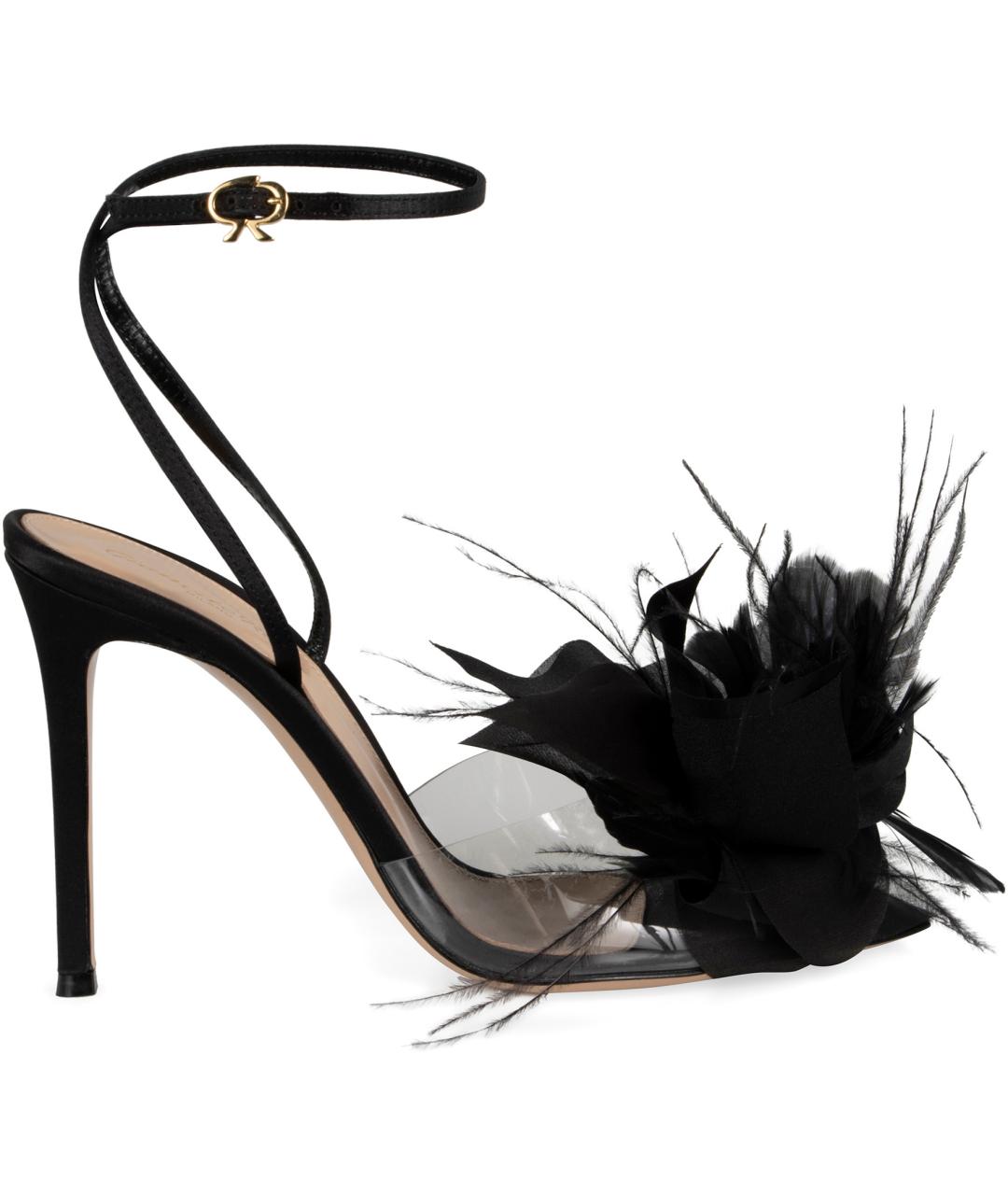 GIANVITO ROSSI Черные босоножки, фото 2