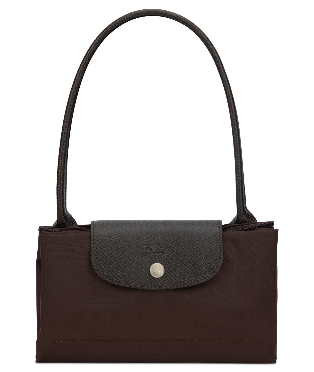 LONGCHAMP Коричневая синтетическая сумка тоут, фото 2