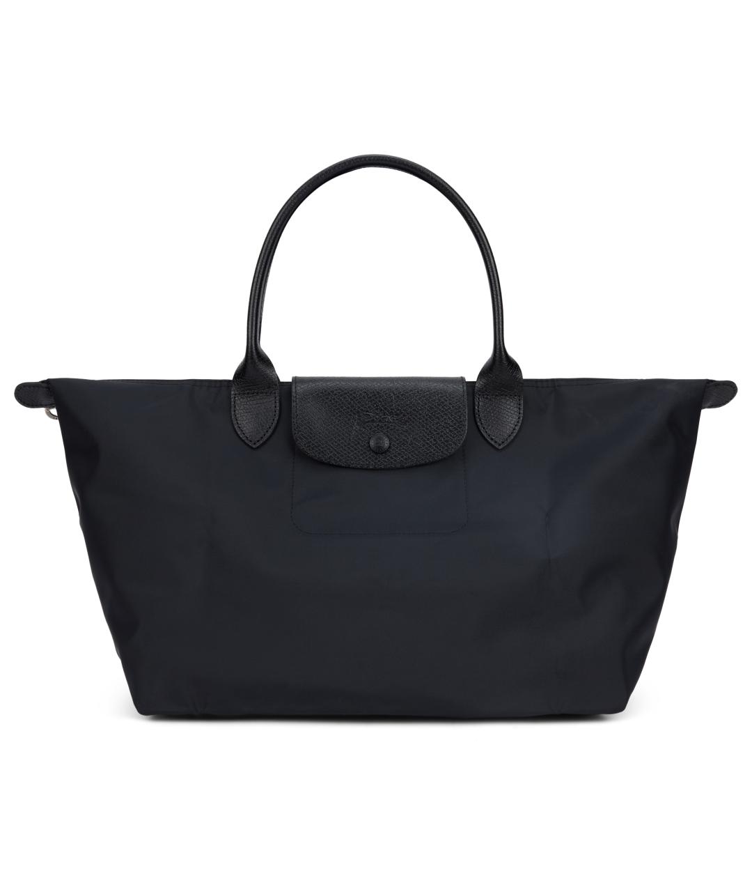LONGCHAMP Черная синтетическая сумка тоут, фото 2