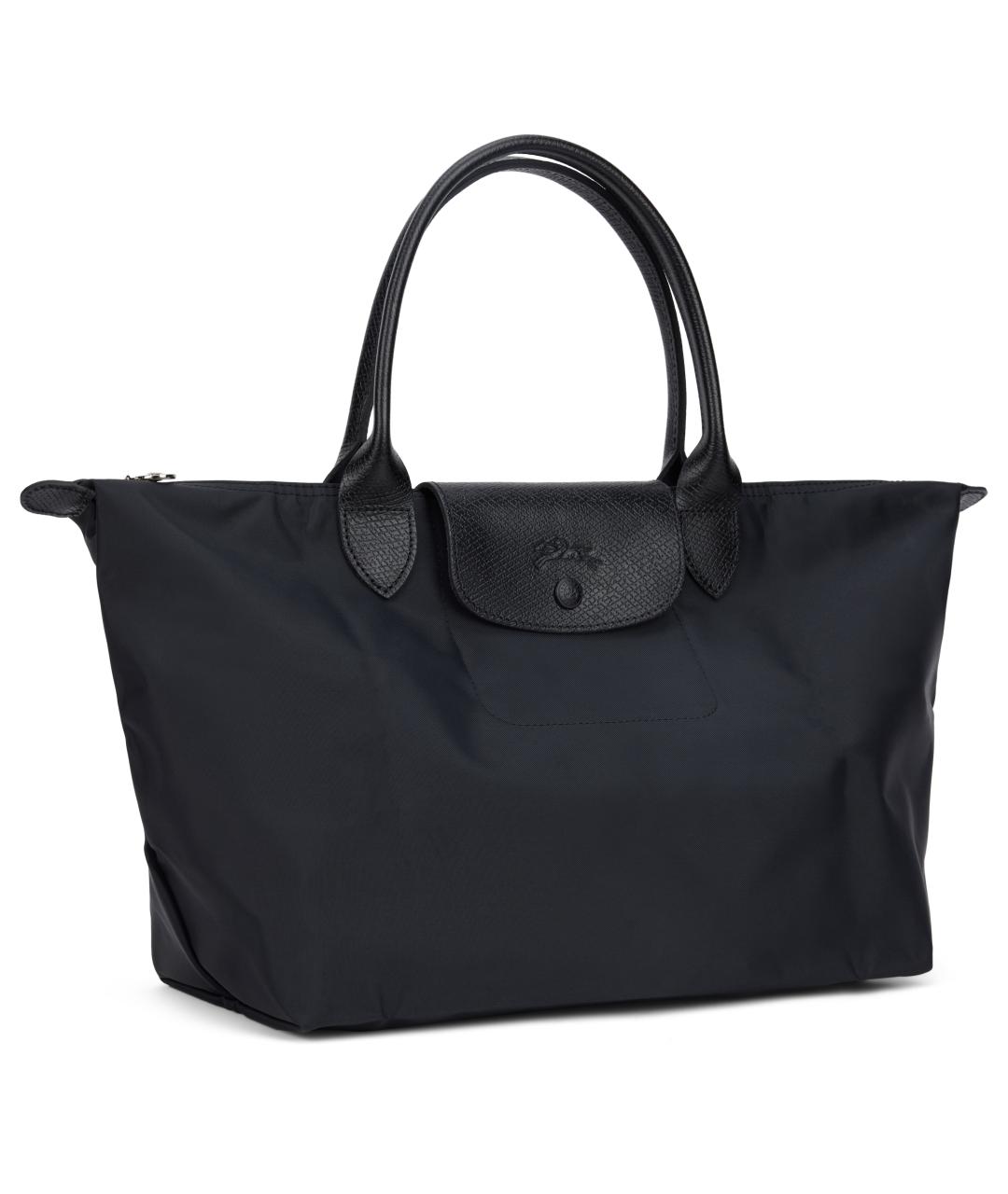 LONGCHAMP Черная синтетическая сумка тоут, фото 3