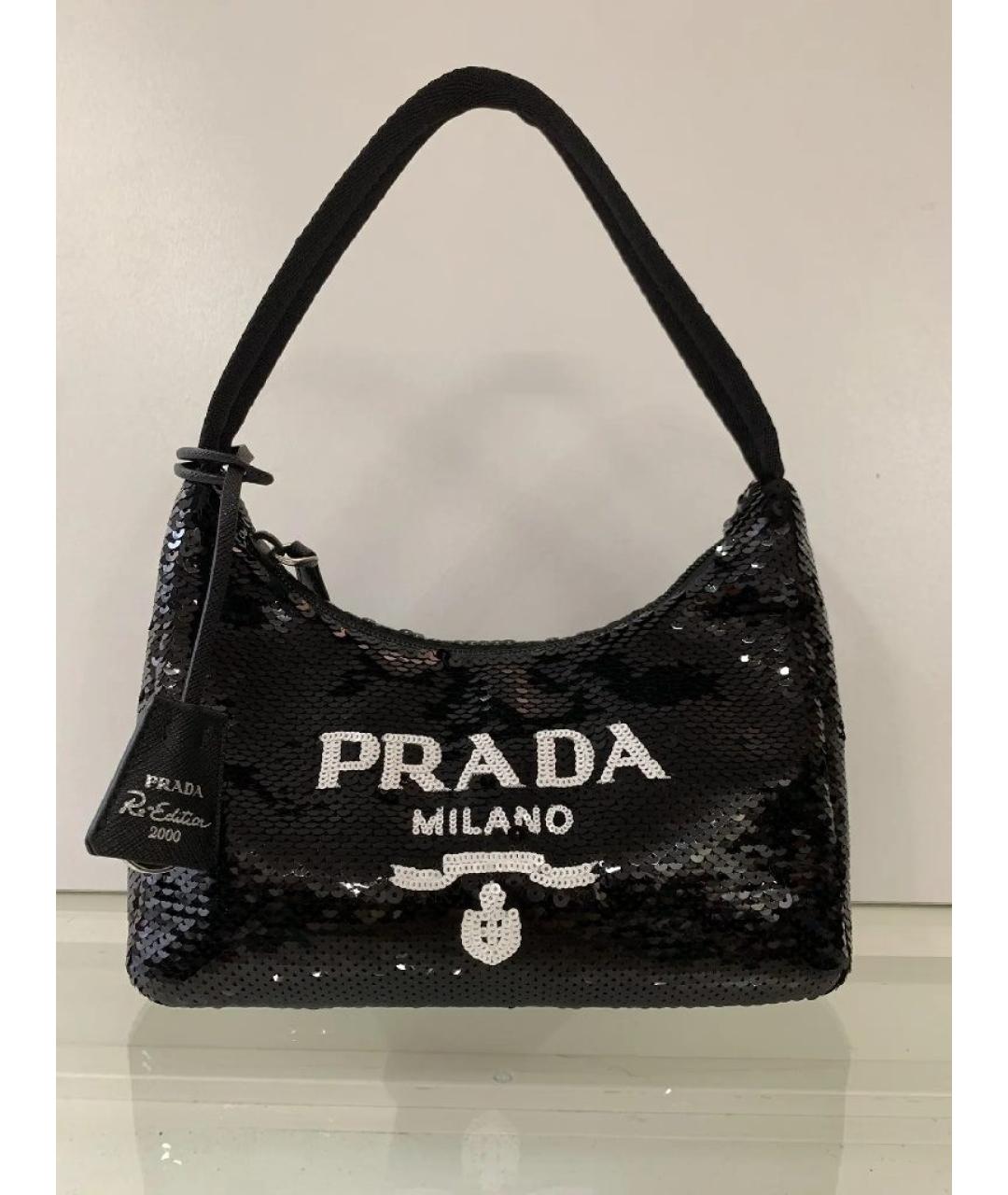 PRADA Черная сумка с короткими ручками, фото 10