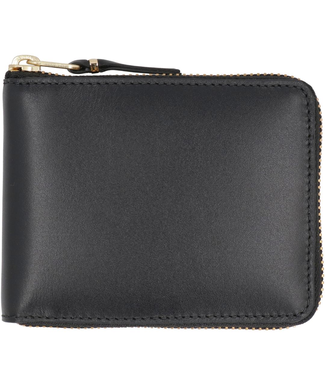 COMME DES GARÇONS WALLET Черный кожаный кошелек, фото 2