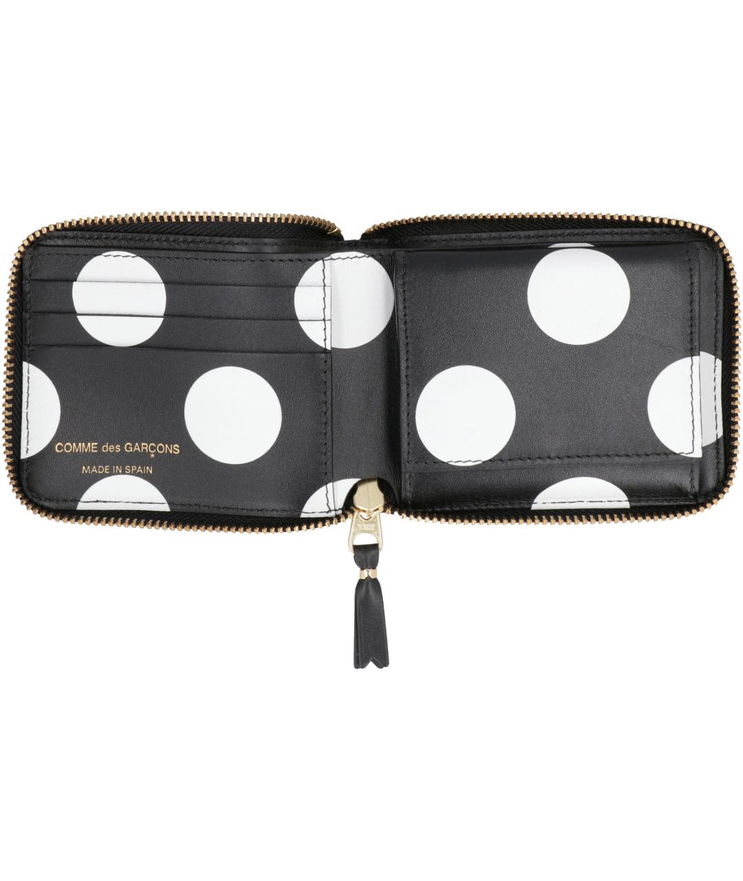 COMME DES GARÇONS WALLET Черный кожаный кошелек, фото 4
