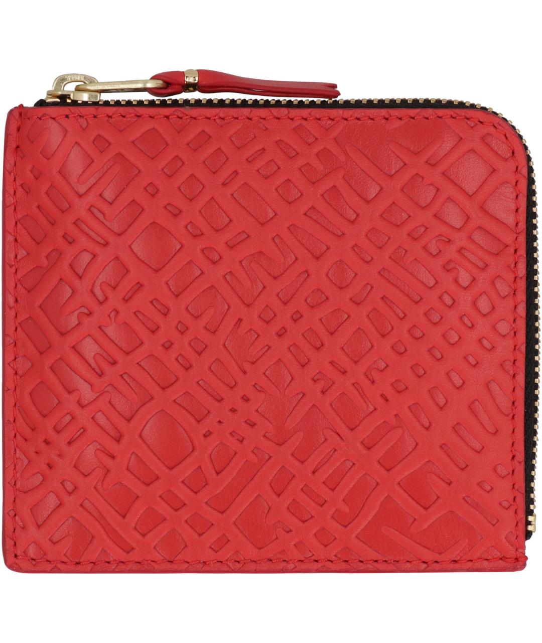 COMME DES GARÇONS WALLET Красный кожаный кошелек, фото 2