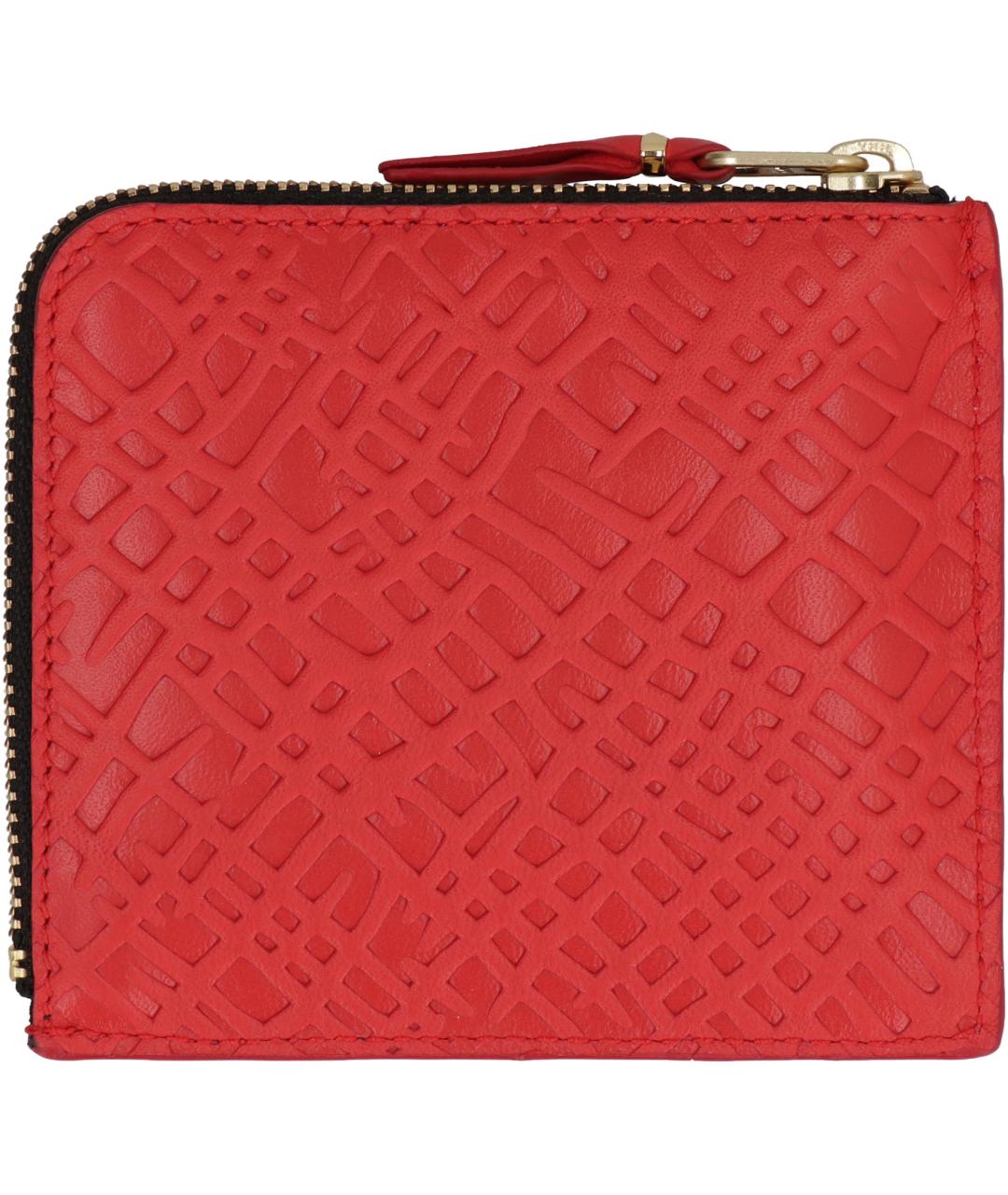 COMME DES GARÇONS WALLET Красный кожаный кошелек, фото 3