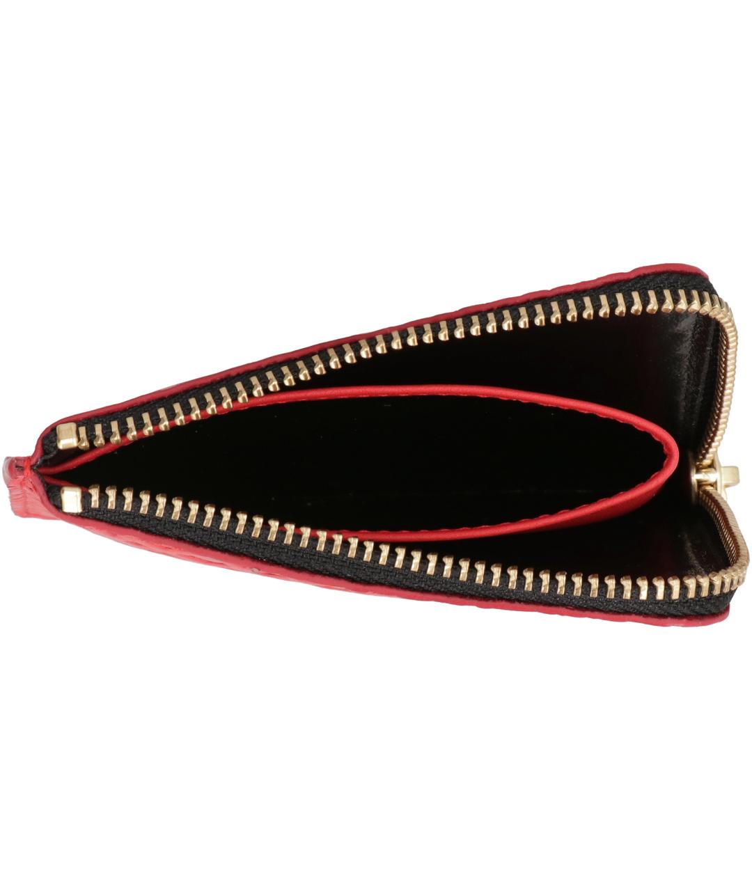 COMME DES GARÇONS WALLET Красный кожаный кошелек, фото 4