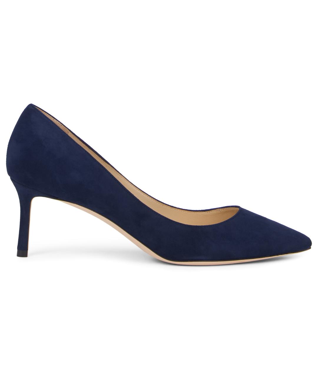 JIMMY CHOO Синие замшевые туфли, фото 2