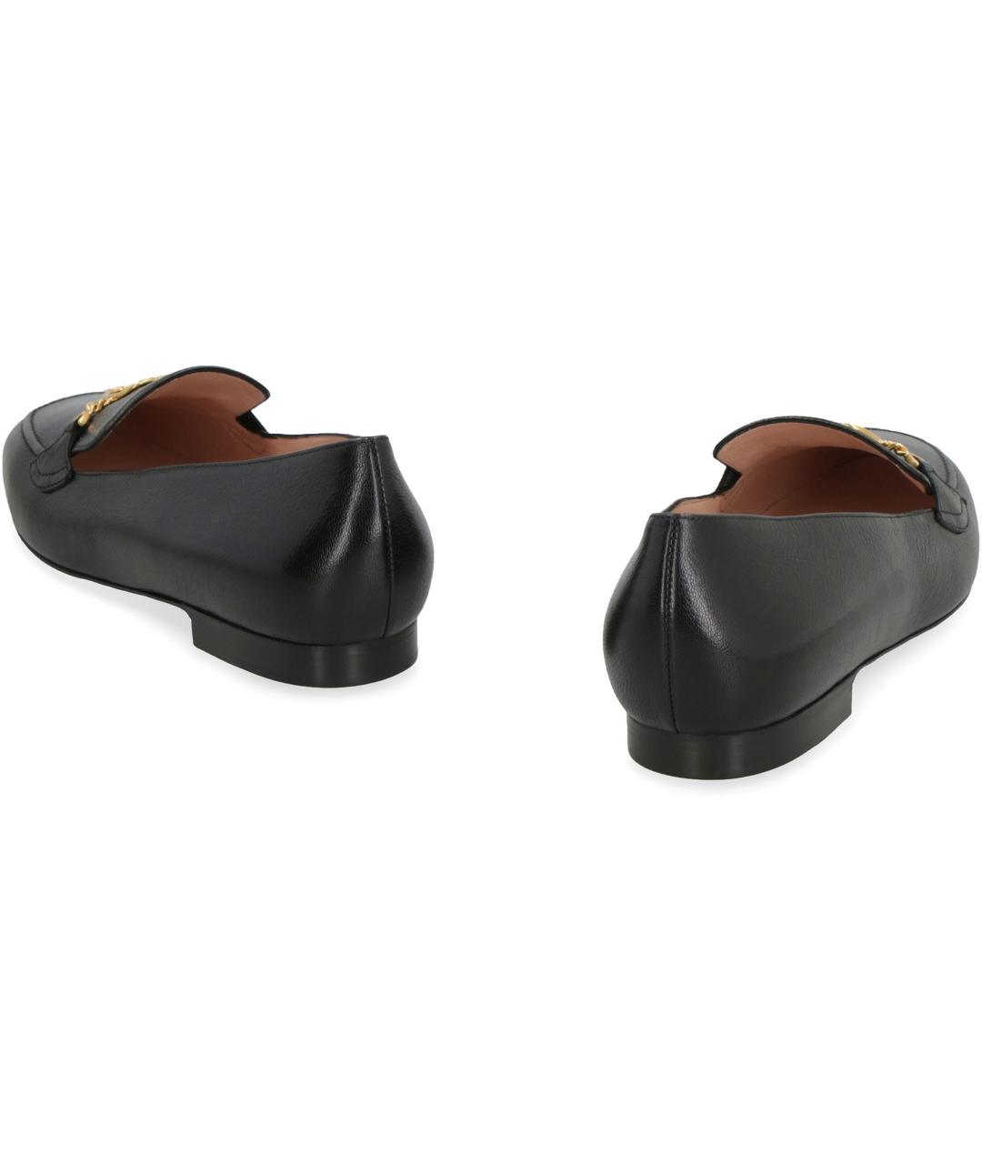 BALLY Черные кожаные лоферы, фото 4
