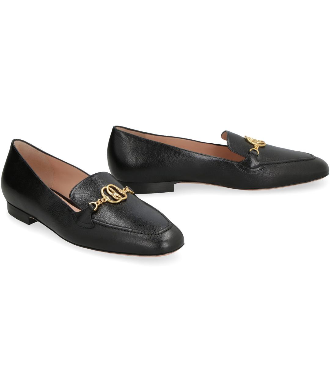 BALLY Черные кожаные лоферы, фото 3