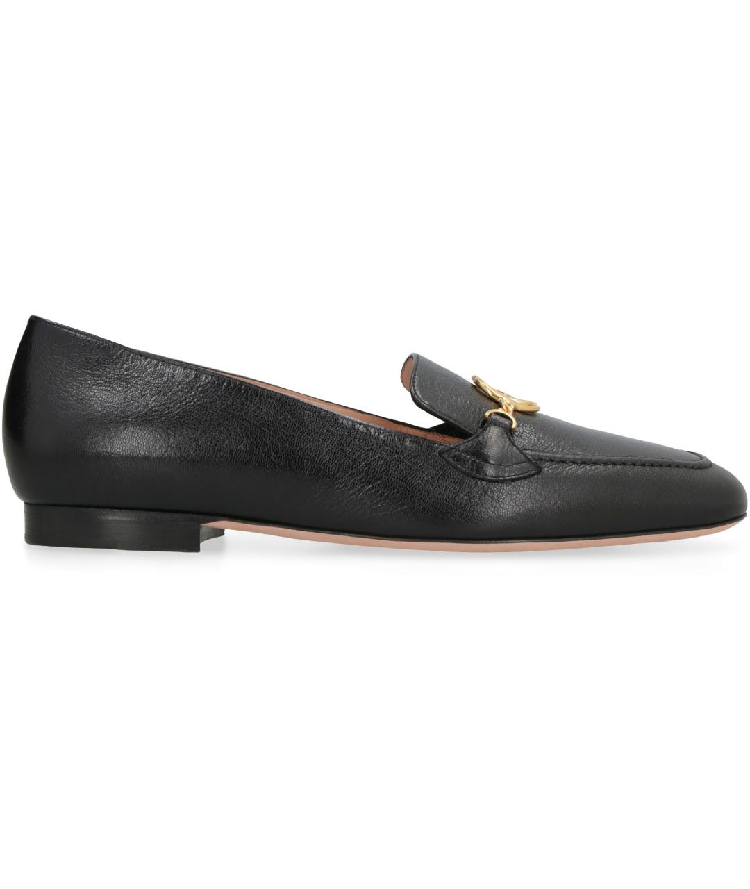 BALLY Черные кожаные лоферы, фото 2