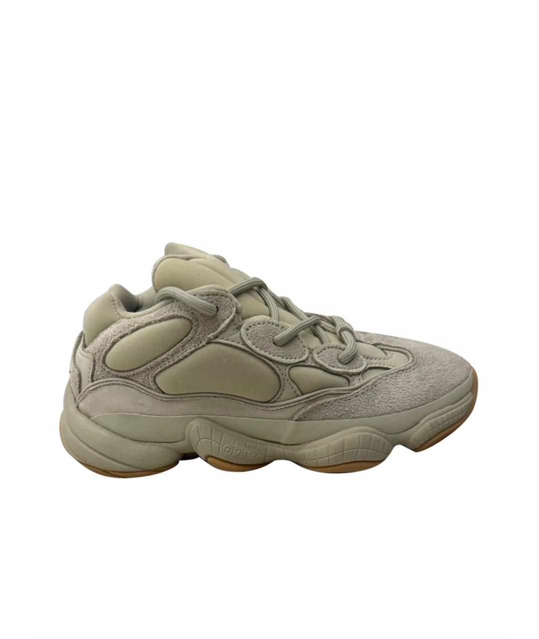 ADIDAS YEEZY Бежевые кеды, фото 1