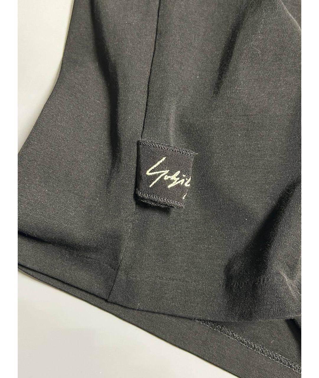 YOHJI YAMAMOTO Черная хлопковая юбка макси, фото 3