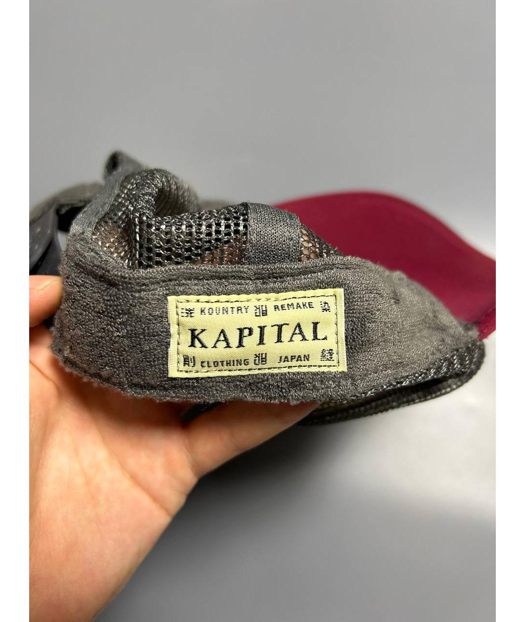 Kapital Бордовая кепка/бейсболка, фото 7