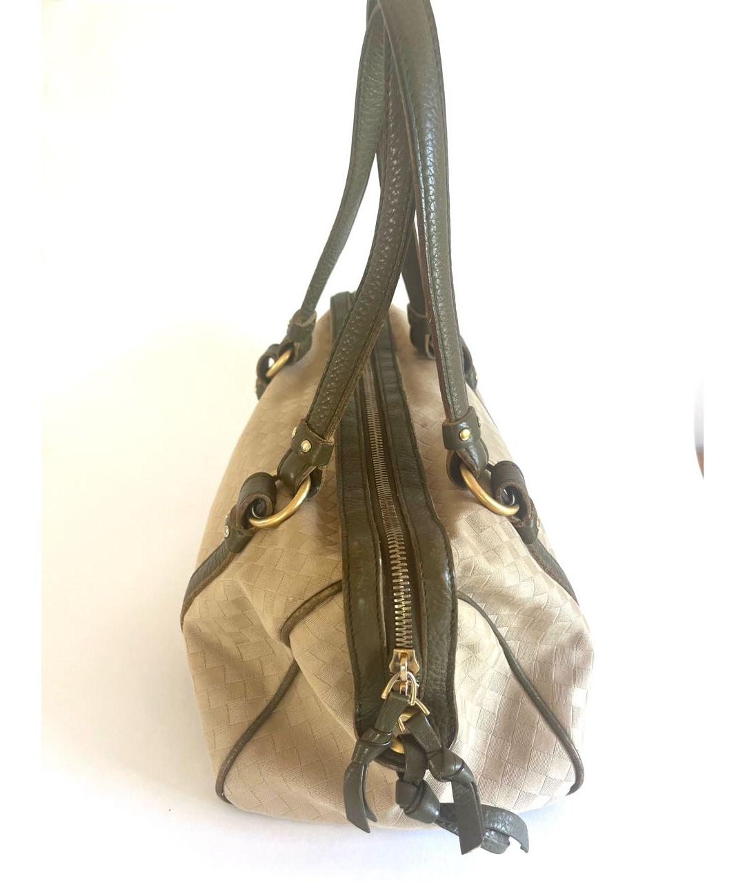 BOTTEGA VENETA Хаки сумка с короткими ручками, фото 3