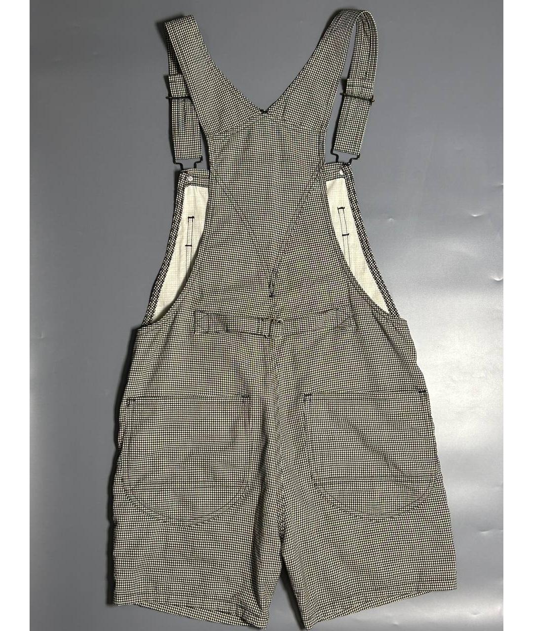 COMME DES GARÇONS Серый хлопковый комбинезон, фото 2