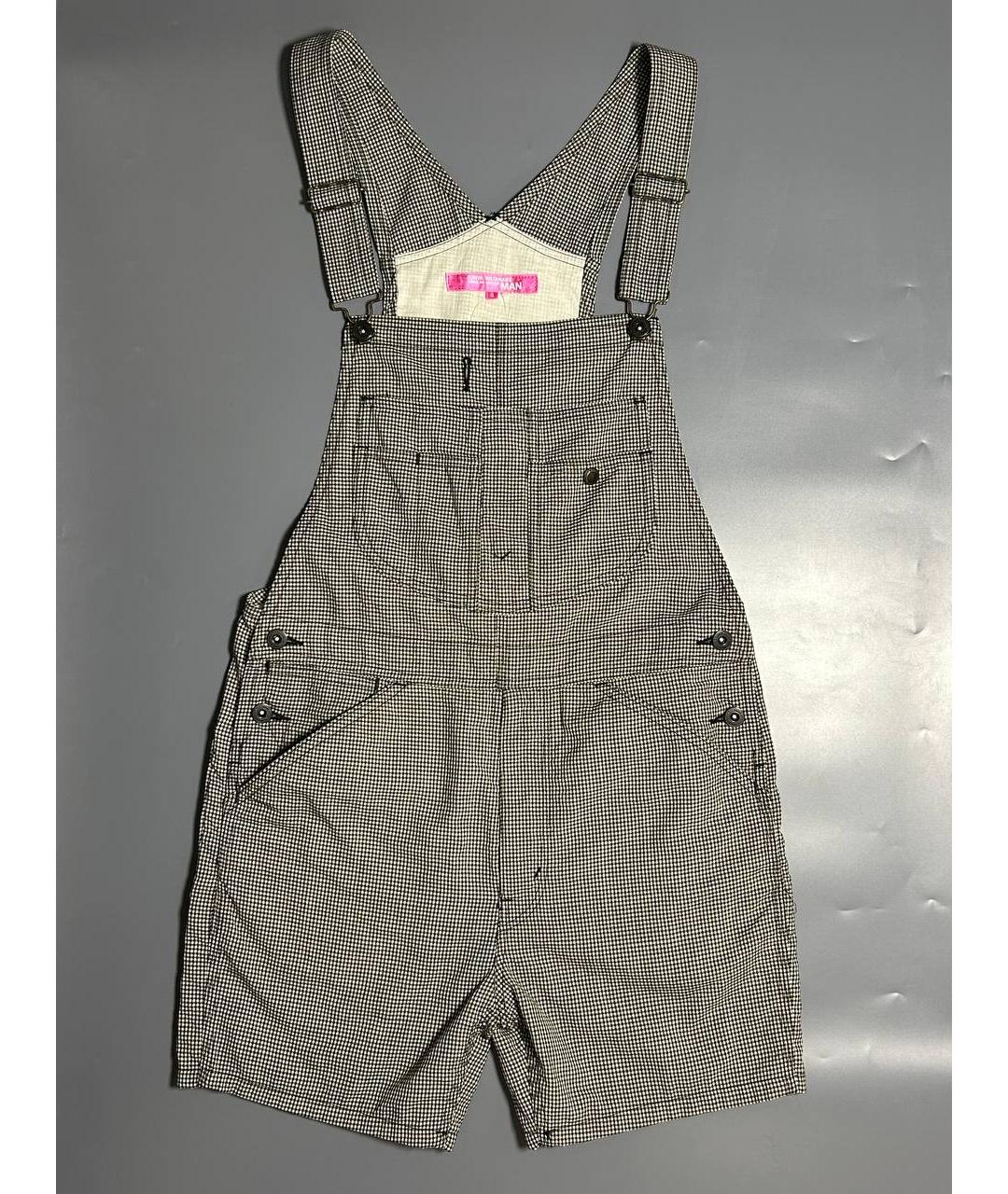 COMME DES GARÇONS Серый хлопковый комбинезон, фото 10