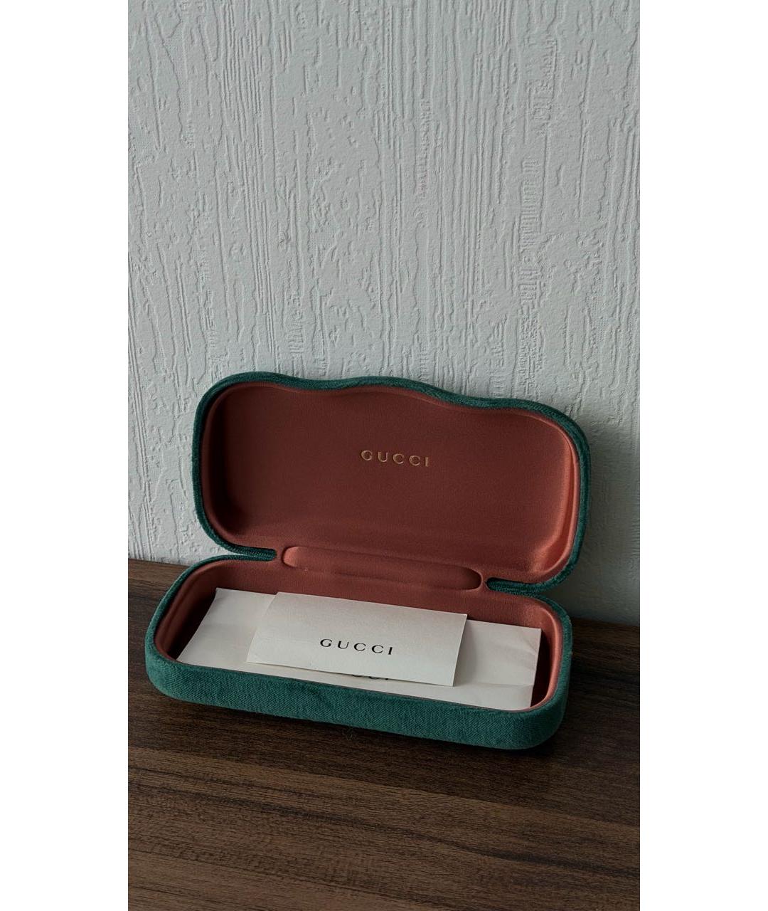 GUCCI Черные пластиковые солнцезащитные очки, фото 4