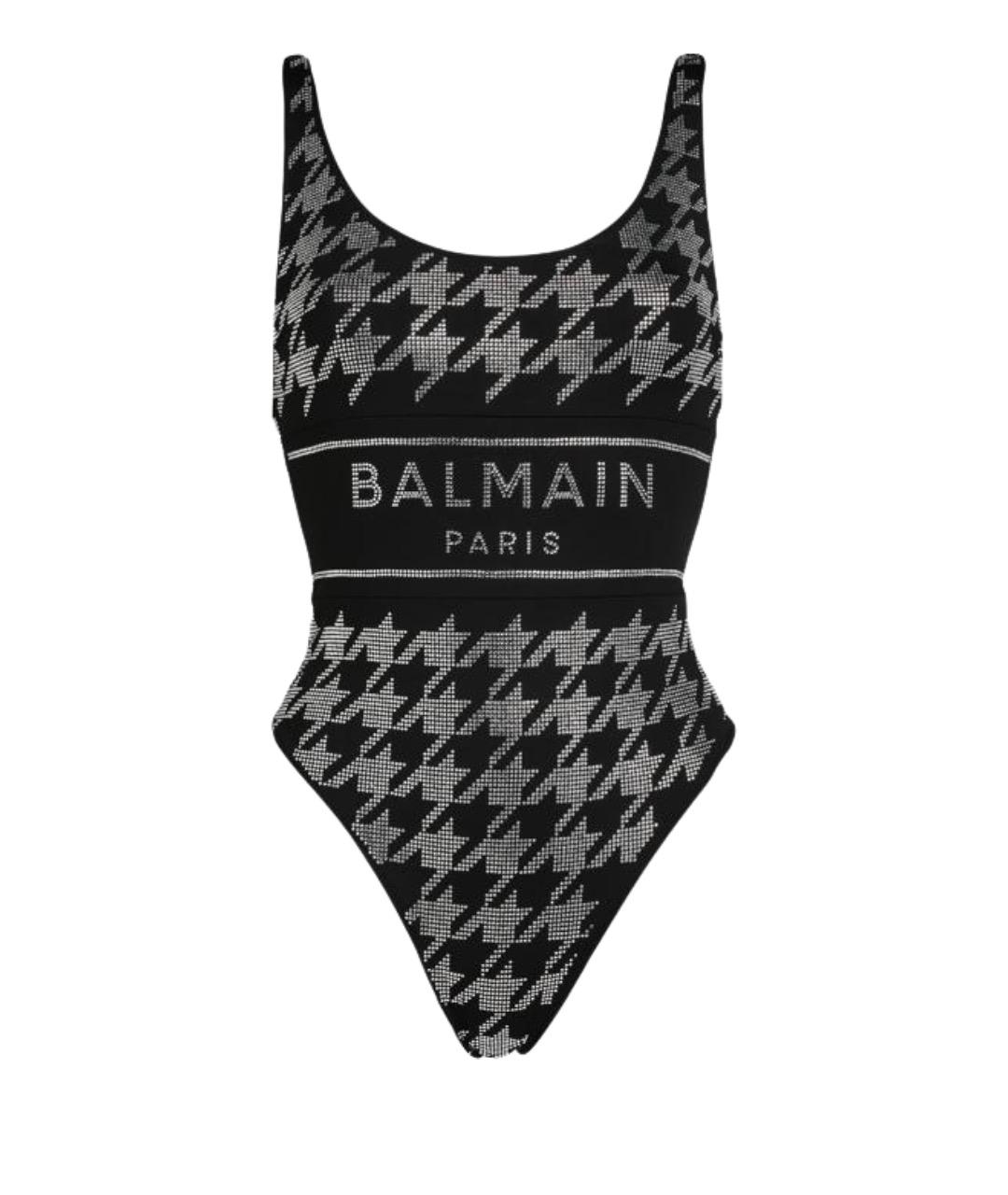 BALMAIN Черный полиамидовый купальник, фото 1