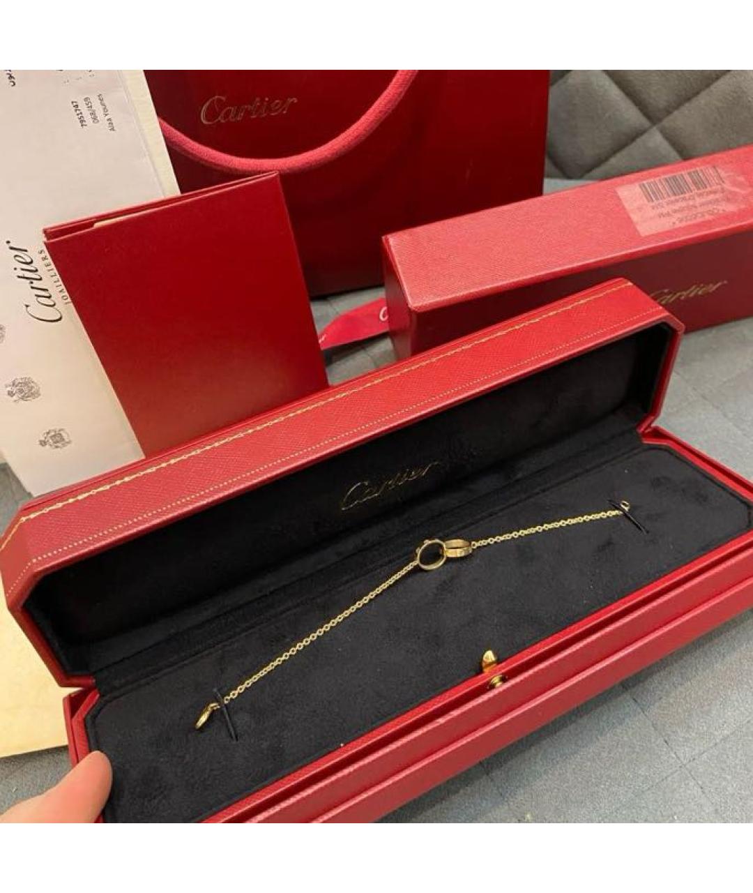 CARTIER Желтый браслет из желтого золота, фото 2