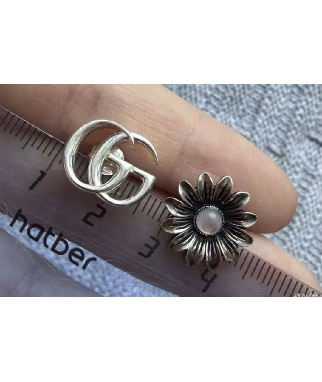 GUCCI Серебряные серебряные серьги, фото 2