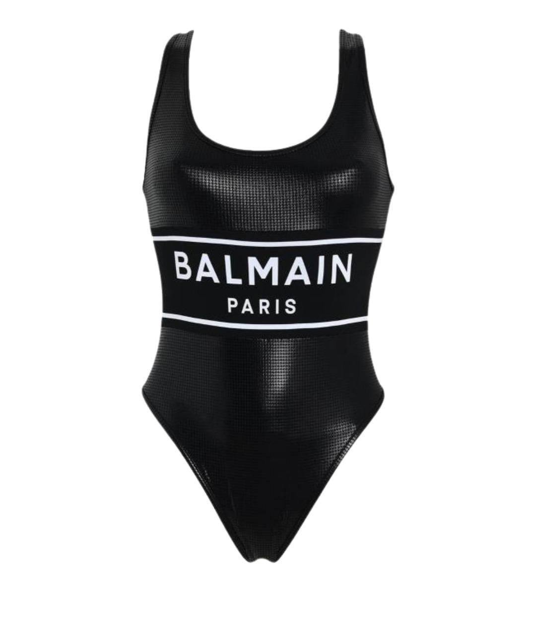 BALMAIN Черный полиамидовый купальник, фото 1