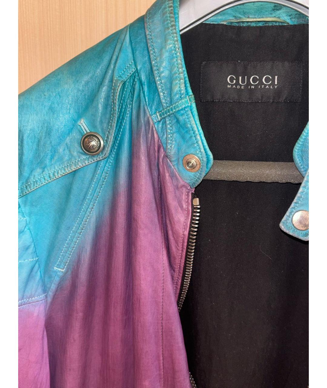 GUCCI Кожаная куртка, фото 6