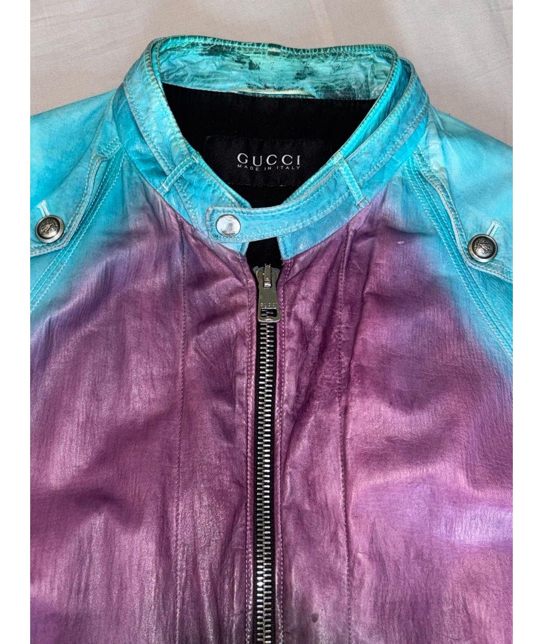 GUCCI Кожаная куртка, фото 4