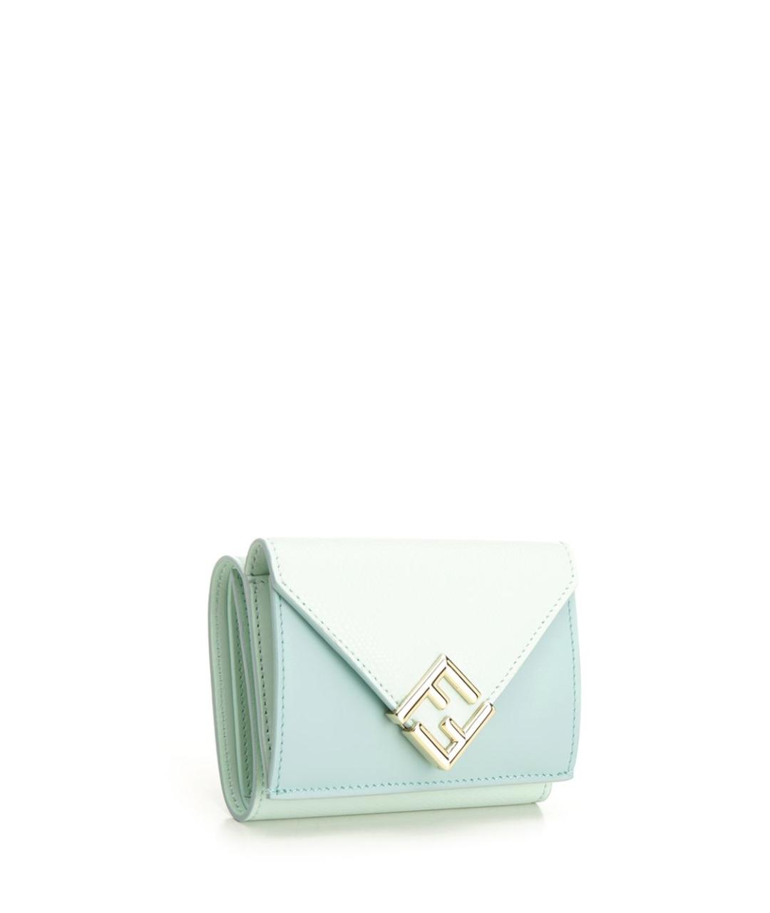FENDI Бирюзовый кошелек, фото 2