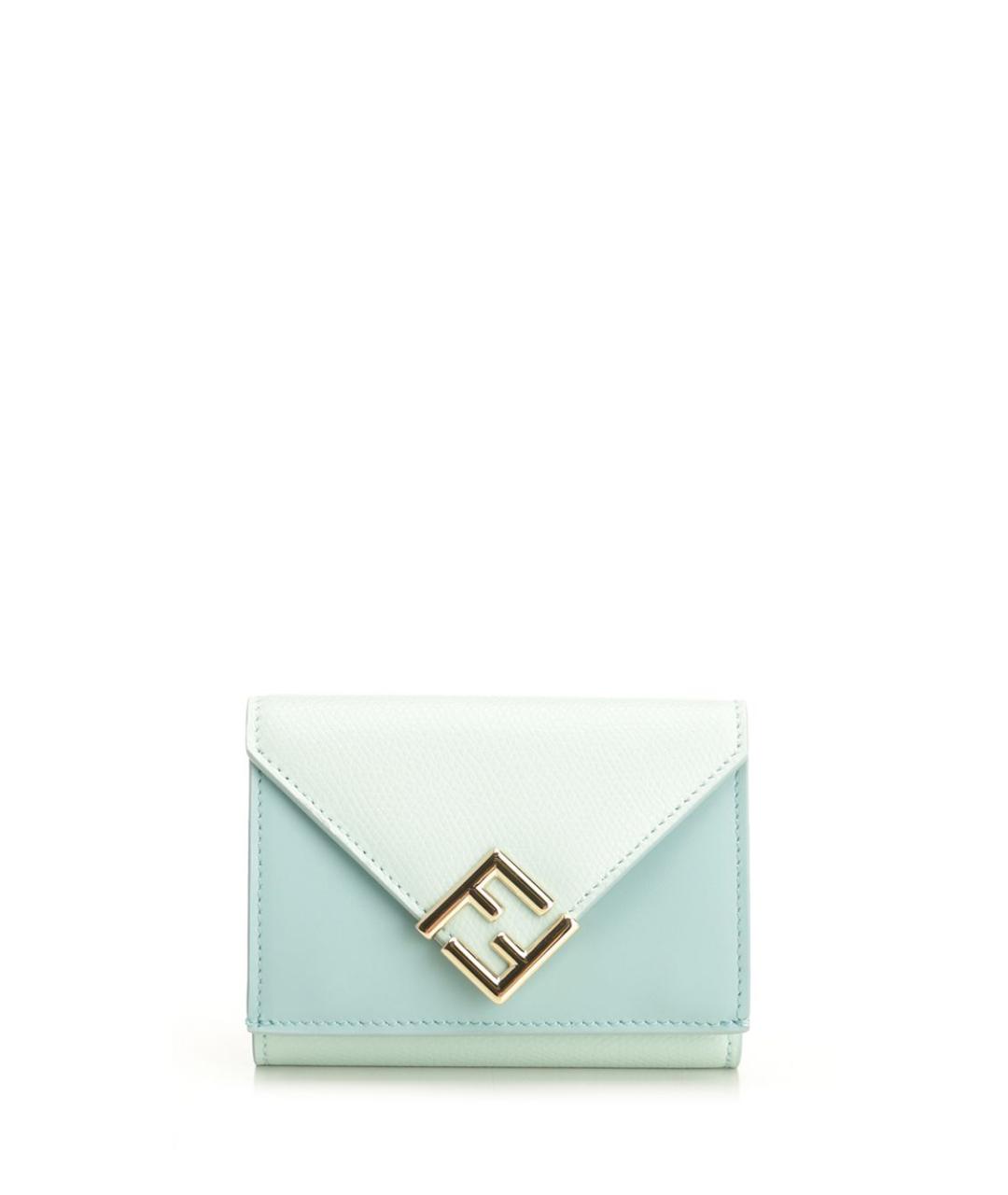 FENDI Бирюзовый кошелек, фото 1