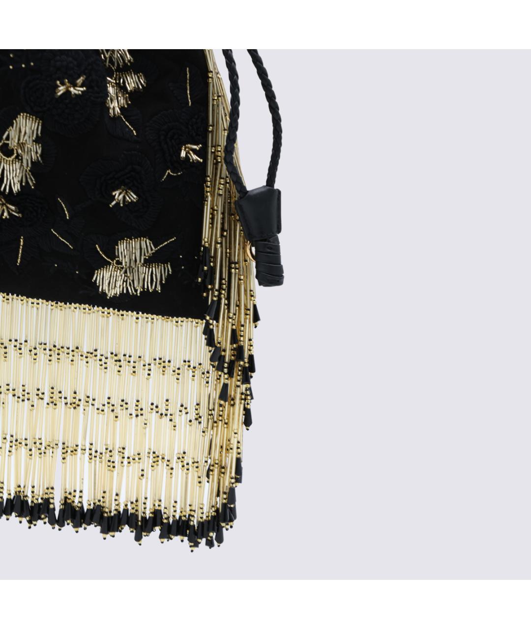 ETRO Черная кожаная сумка через плечо, фото 4