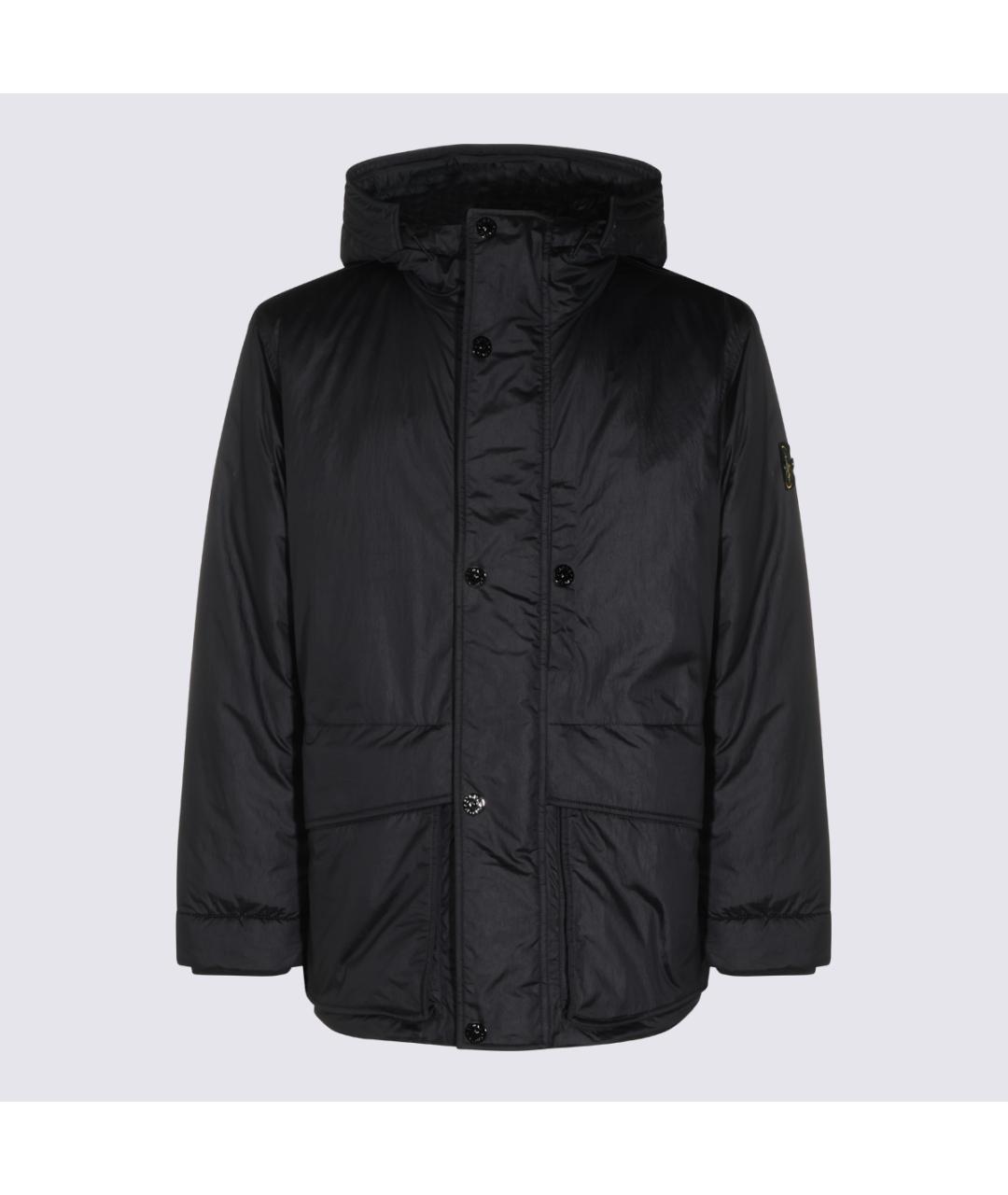 STONE ISLAND Синий полиамидовый пуховик, фото 5