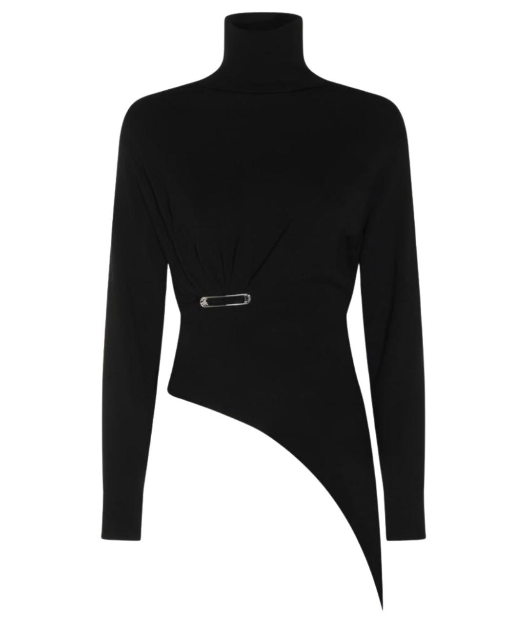 LANVIN Черный шерстяной джемпер / свитер, фото 1
