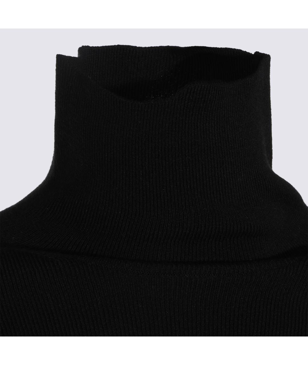 LANVIN Черный шерстяной джемпер / свитер, фото 3