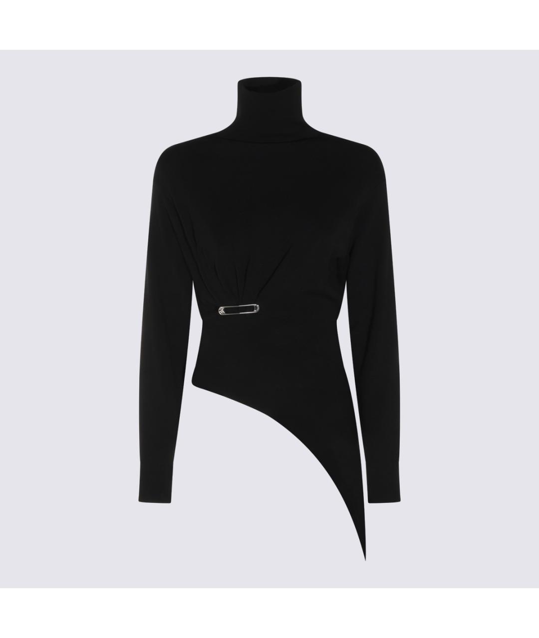 LANVIN Черный шерстяной джемпер / свитер, фото 4
