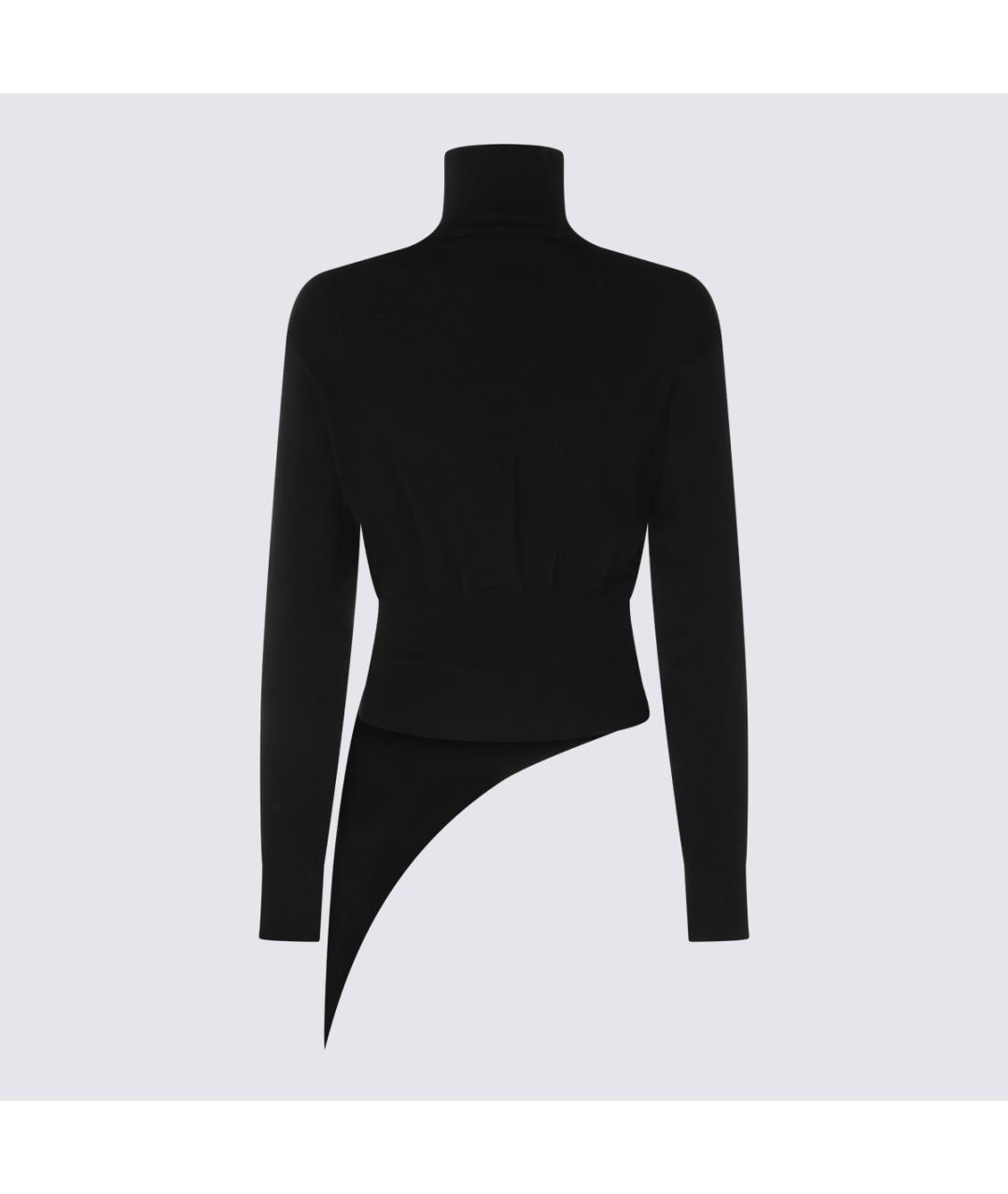 LANVIN Черный шерстяной джемпер / свитер, фото 2