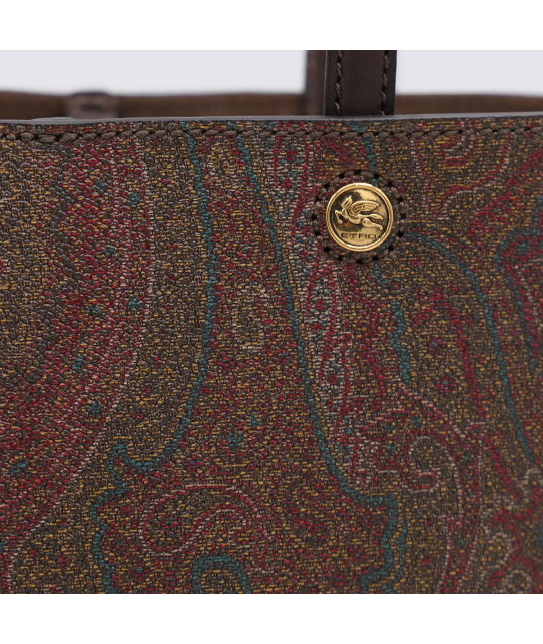 ETRO Мульти кожаная сумка тоут, фото 4