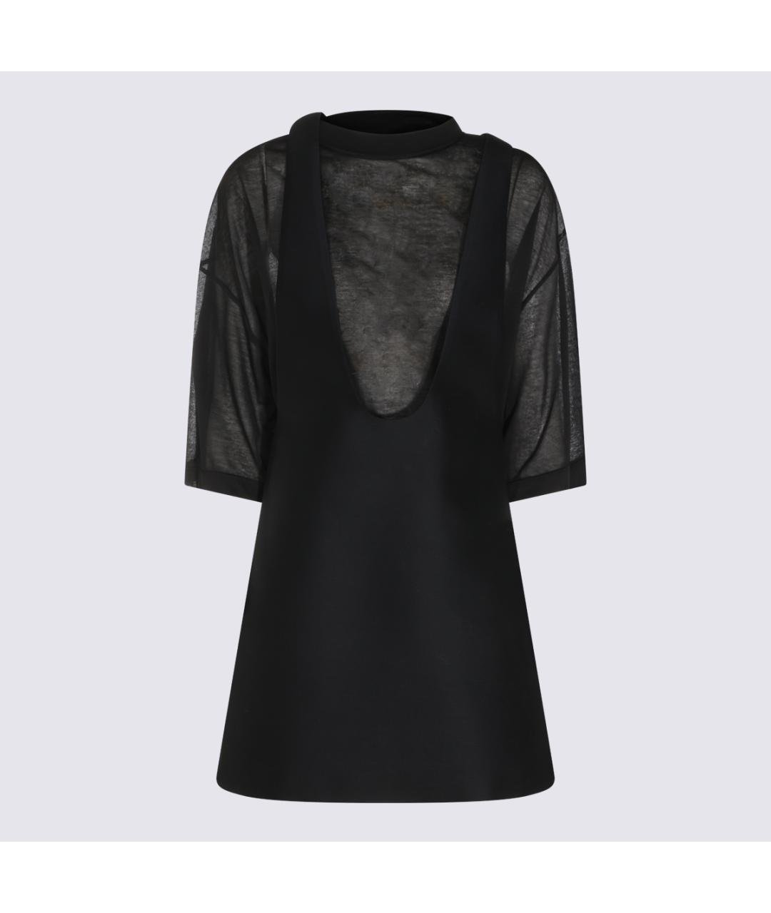 BALENCIAGA Черное шерстяное платье, фото 5