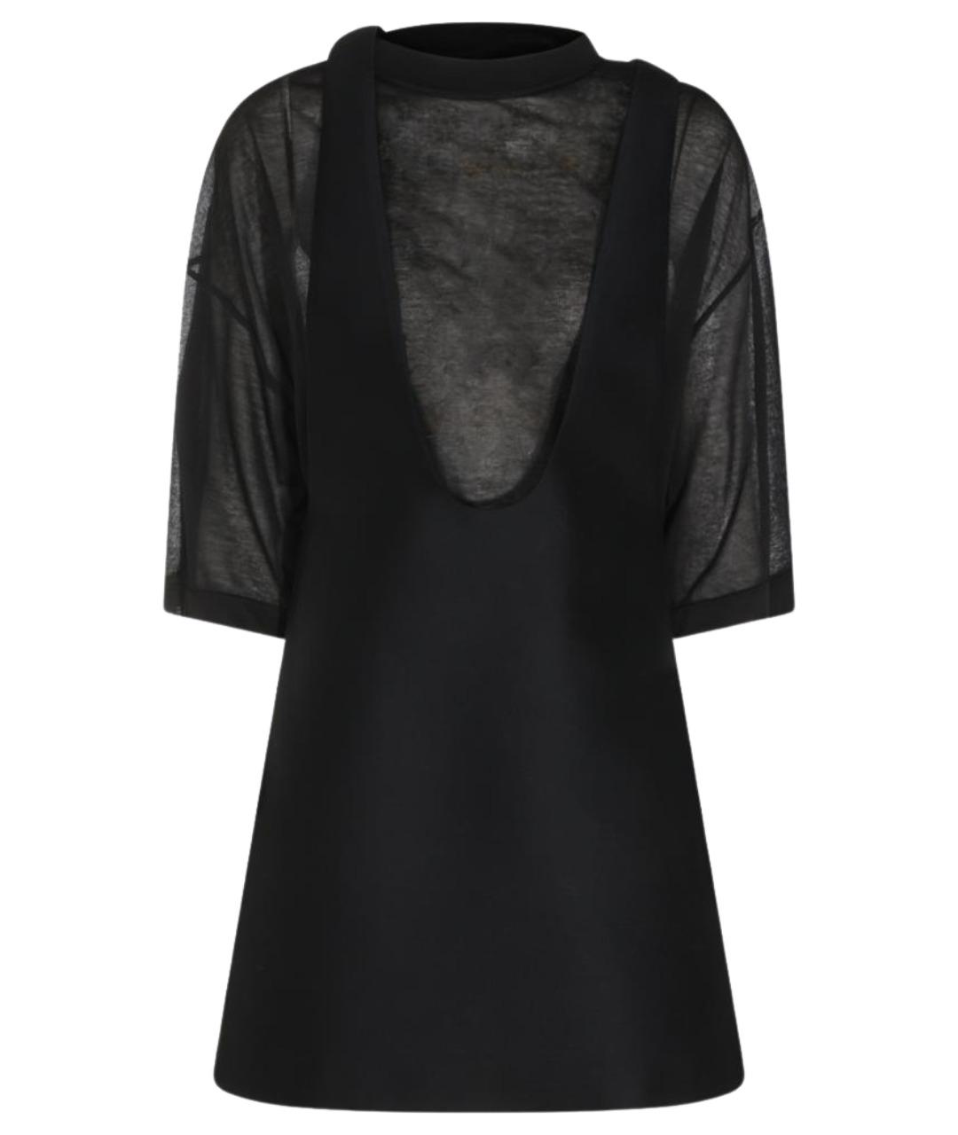 BALENCIAGA Черное шерстяное платье, фото 1