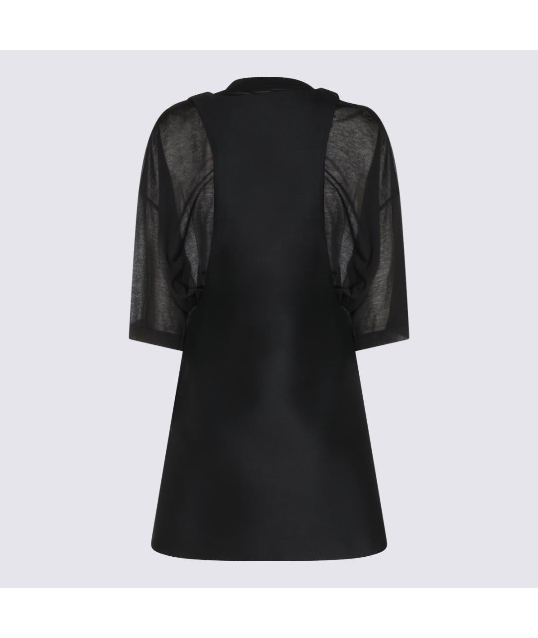 BALENCIAGA Черное шерстяное платье, фото 2
