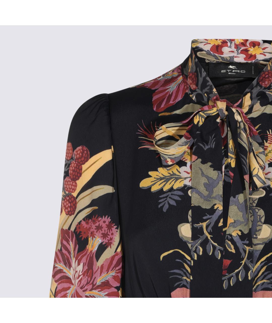 ETRO Черное вискозное платье, фото 3