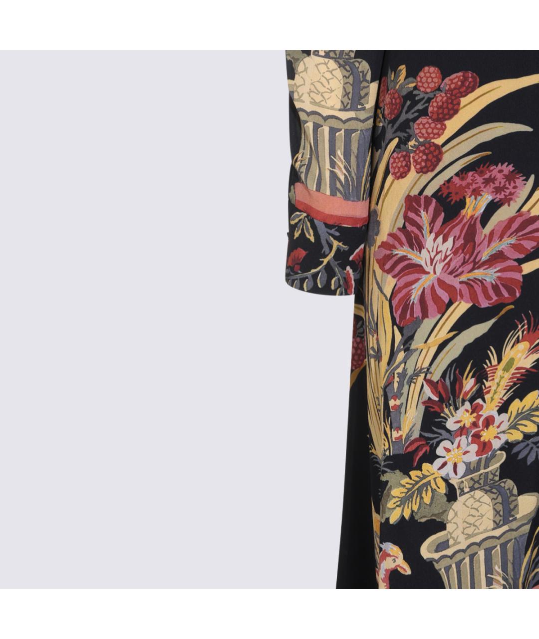 ETRO Черное вискозное платье, фото 4