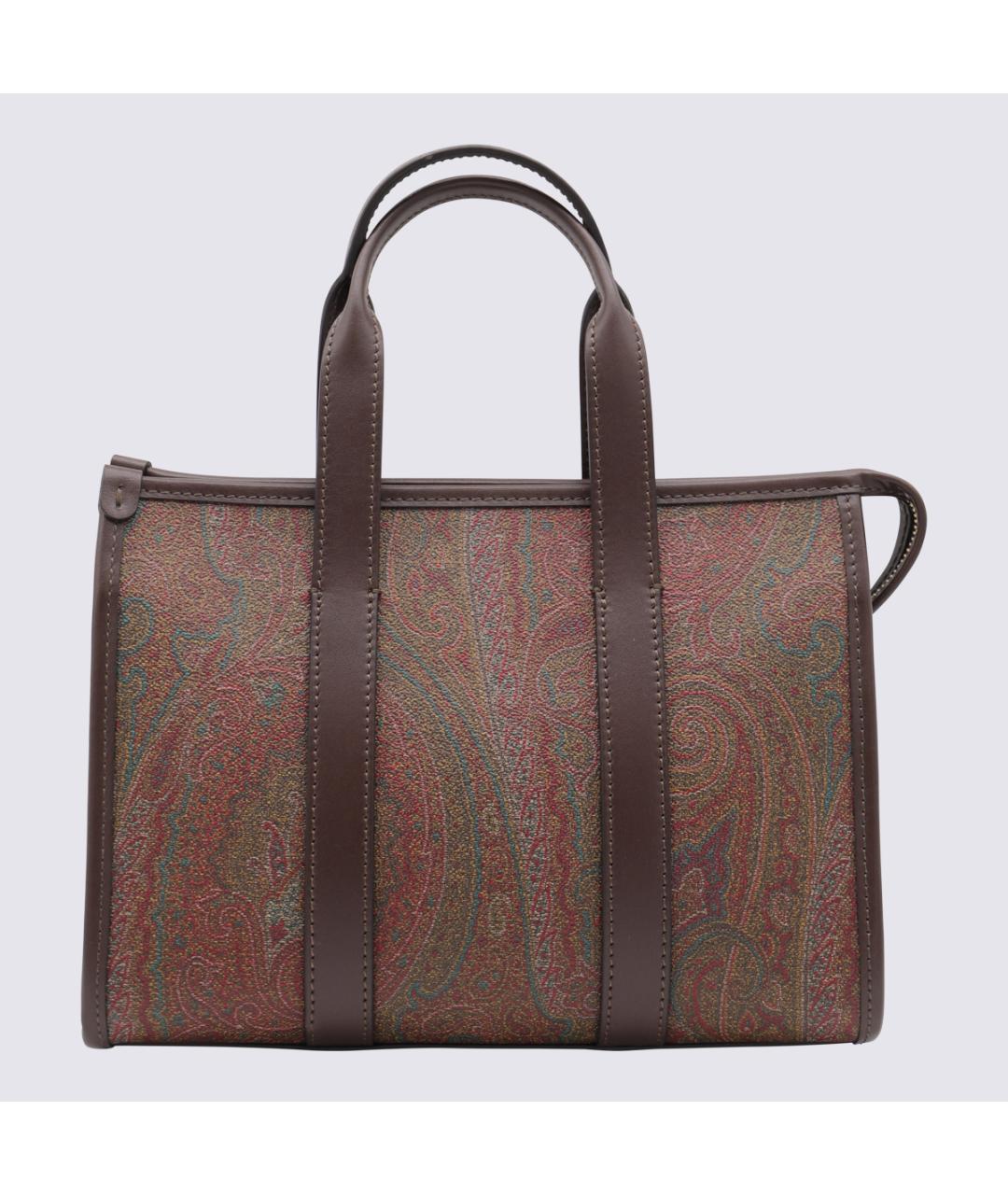 ETRO Коричневая хлопковая сумка тоут, фото 3
