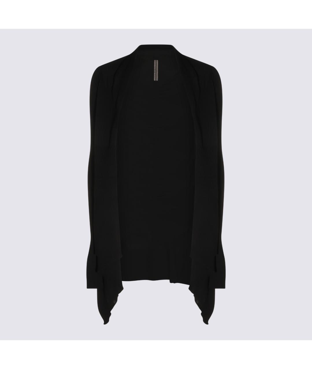 RICK OWENS Черный шерстяной кардиган, фото 5